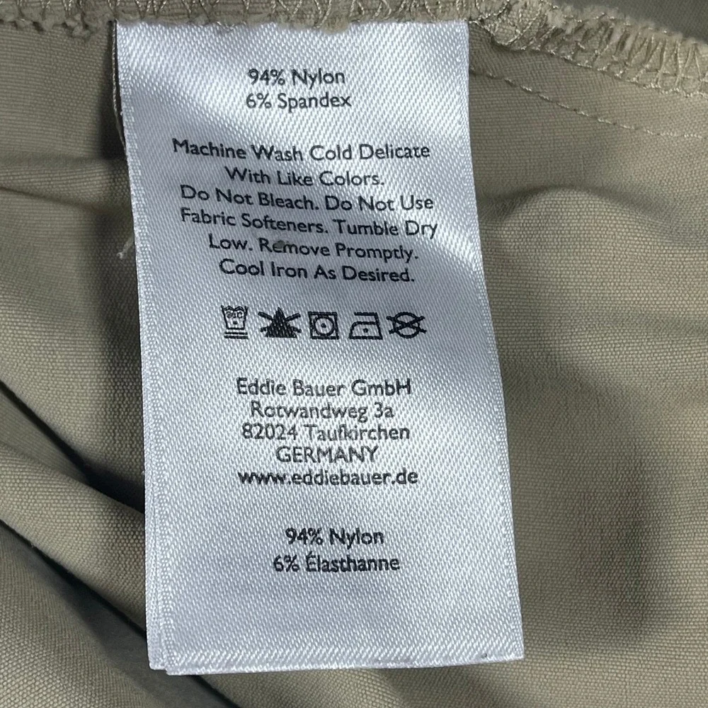 Eddie Bauer First Ascent Shorts Mens 32 Tan Guide Hiking Technical Stretch